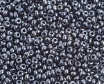 Czech Seed Beads 8/0 - Black/Grey Shades
