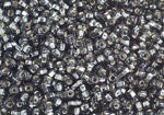Czech Seed Beads 8/0 - Black/Grey Shades