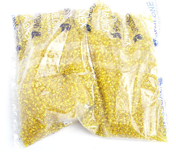 Czech Seed Beads 8/0 - Yellow Shades