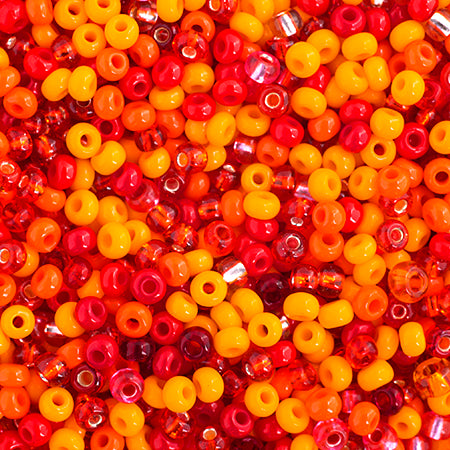 Czech Seed Beads 8/0 - Orange Shades