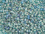 Czech Seed Beads 8/0 - Green Shades