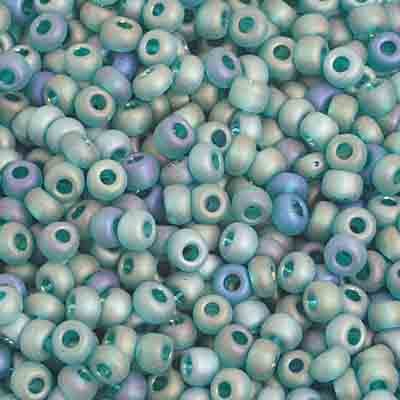 Czech Seed Beads 8/0 - Green Shades