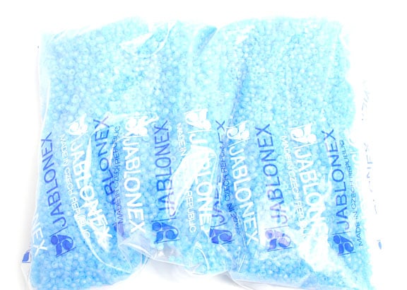 Czech Seed Beads 8/0 - Blue Shades