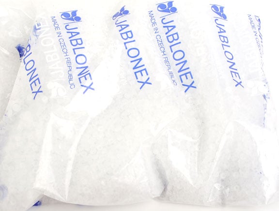 Czech Seed Beads 8/0 - Crystal/White Shades