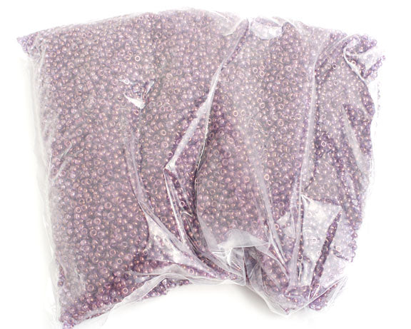 Czech Seed Beads 8/0 - Purple Shades
