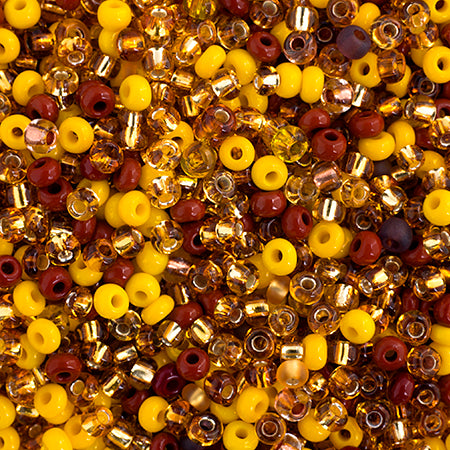 Czech Seed Beads 8/0 - Yellow Shades