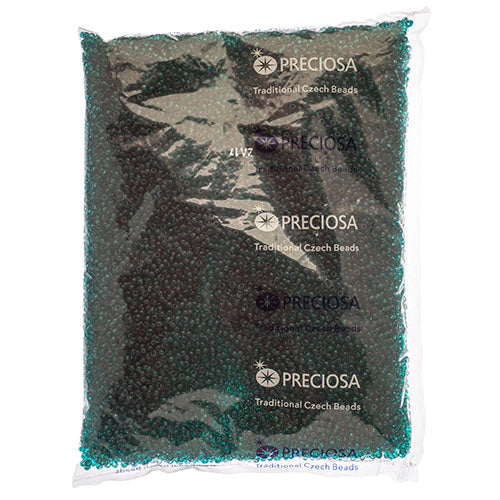 Czech Seed Beads 8/0 - Green Shades