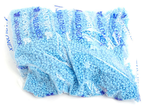 Czech Seed Beads 8/0 - Blue Shades
