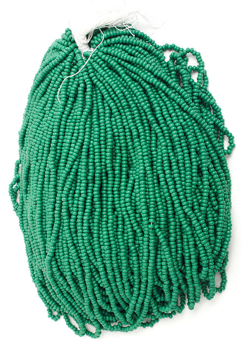 Czech Seed Beads 8/0 - Green Shades