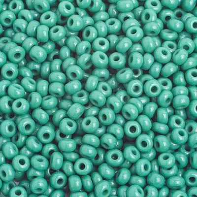 Czech Seed Beads 8/0 - Green Shades