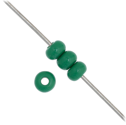 Czech Seed Beads 8/0 - Green Shades