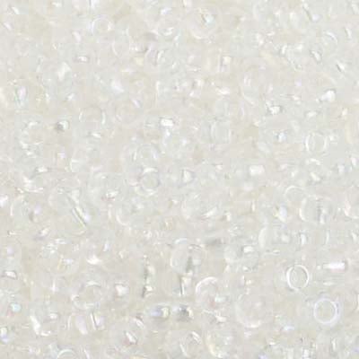 Czech Seed Beads 8/0 - Crystal/White Shades