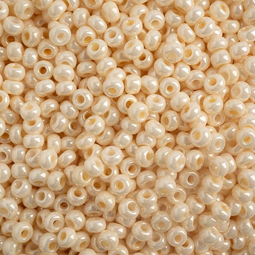 Czech Seed Beads 8/0 - Crystal/White Shades