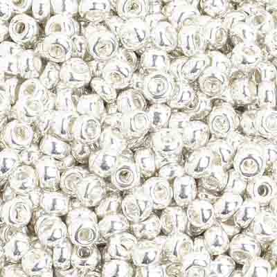 Czech Seed Beads 8/0 - Black/Grey Shades