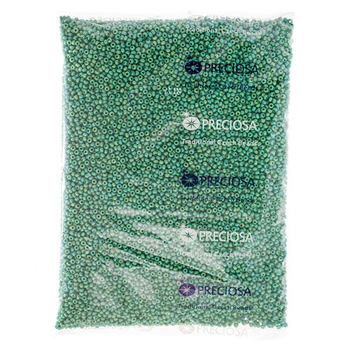 Czech Seed Beads 8/0 - Green Shades