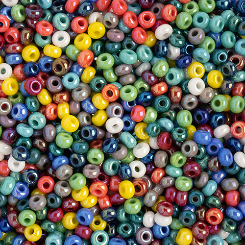 Czech Seed Beads 8/0 - Mixed Shades