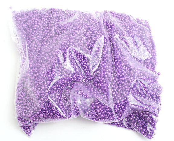 Czech Seed Beads 8/0 - Purple Shades