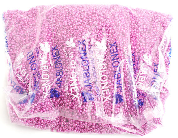 Czech Seed Beads 8/0 - Pink Shades
