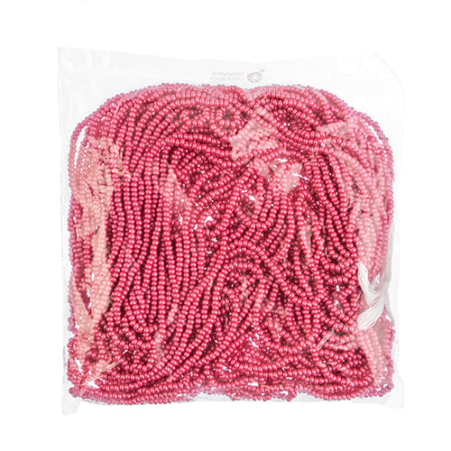 Czech Seed Beads 8/0 - Pink Shades
