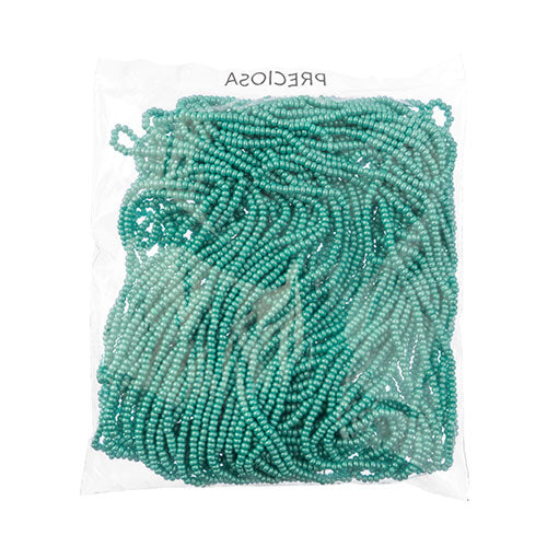 Czech Seed Beads 8/0 - Green Shades