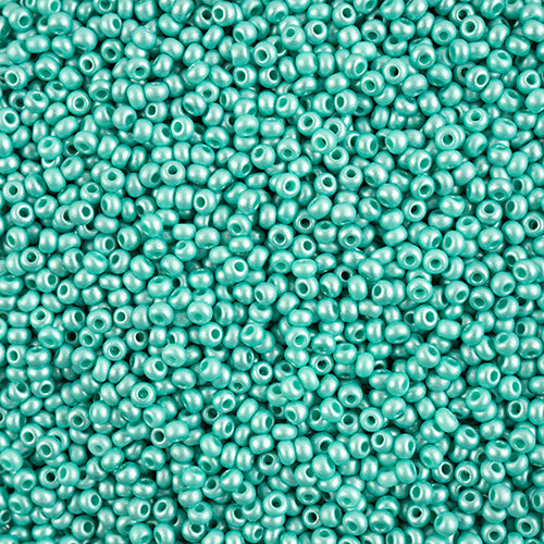 Czech Seed Beads 8/0 - Green Shades