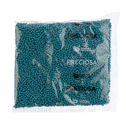 Czech Seed Beads 8/0 - Green Shades