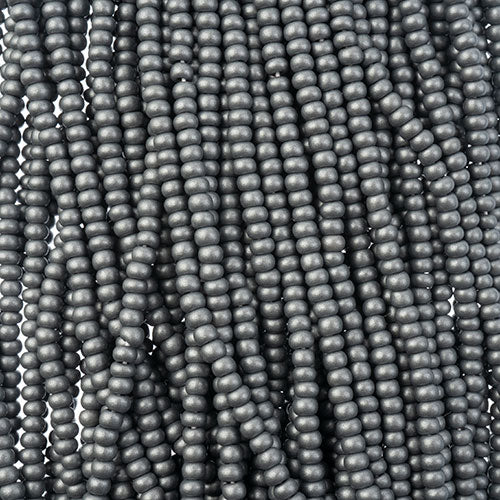 Czech Seed Beads 8/0 - Black/Grey Shades