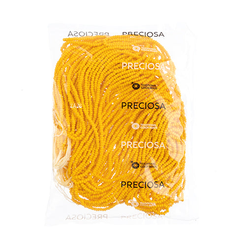 Czech Seed Beads 8/0 - Yellow Shades