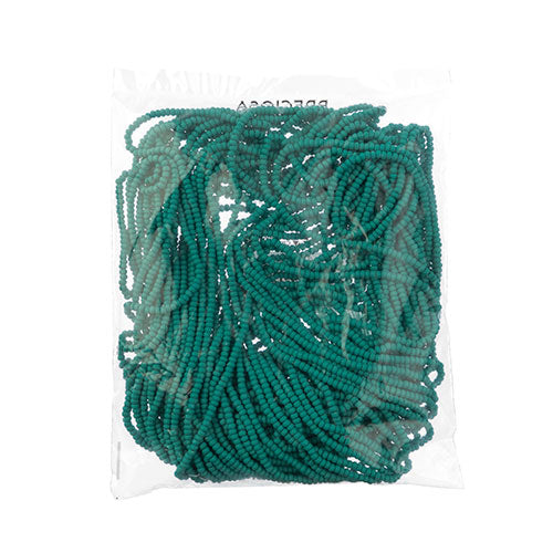 Czech Seed Beads 8/0 - Green Shades