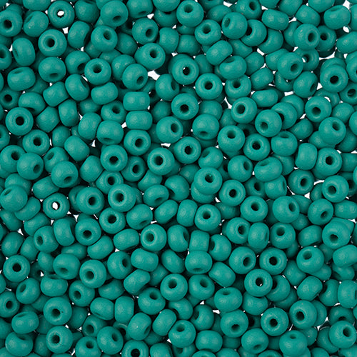 Czech Seed Beads 8/0 - Green Shades
