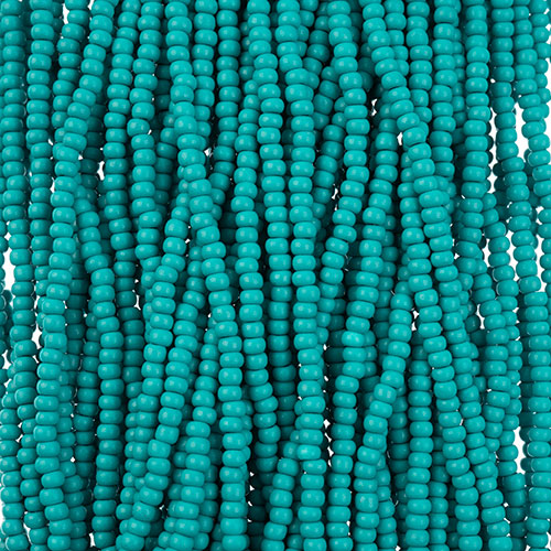 Czech Seed Beads 8/0 - Green Shades