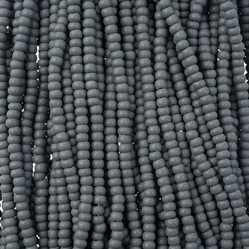 Czech Seed Beads 8/0 - Black/Grey Shades