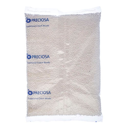 Czech Seed Beads 8/0 - Crystal/White Shades