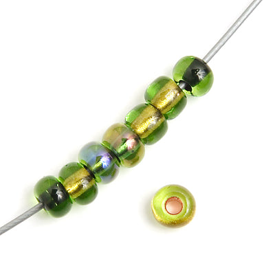 Czech Seed Bead / Pony Beads 6/0 Color Lined 