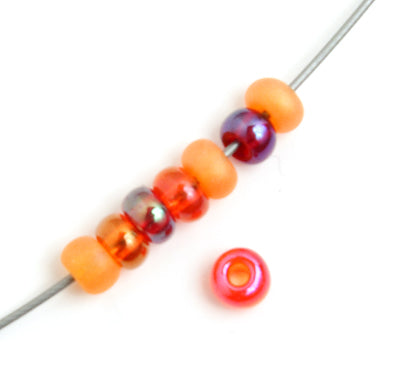 Czech Seed Bead / Pony Beads 6/0 Mixed Shades