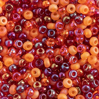 Czech Seed Bead / Pony Beads 6/0 Mixed Shades