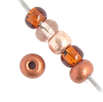 Czech Seed Bead / Pony Beads 6/0 Mixed Shades