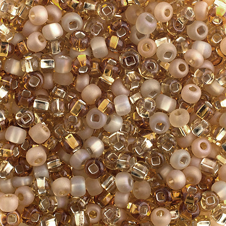 Czech Seed Bead / Pony Beads 6/0 Mixed Shades
