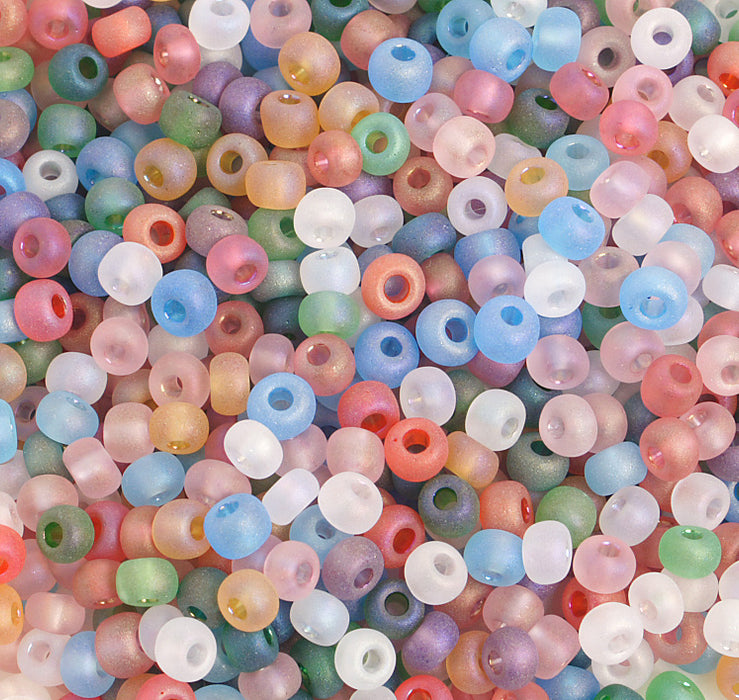 Czech Seed Bead / Pony Beads 6/0 Mixed Shades