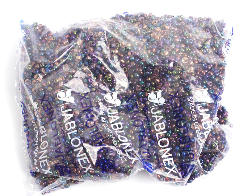 Czech Seed Bead / Pony Beads 6/0 Mixed Shades