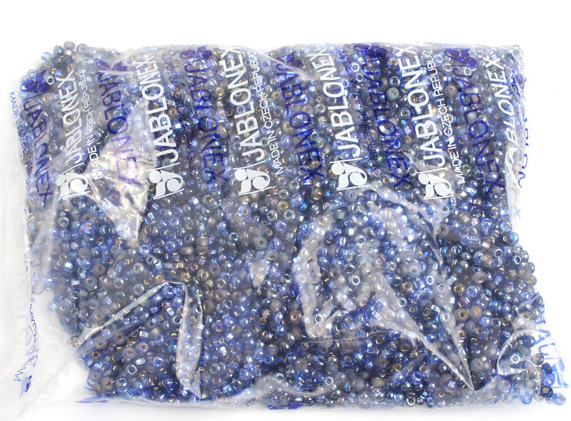 Czech Seed Bead / Pony Beads 6/0 Mixed Shades