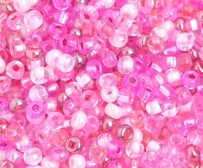 Czech Seed Bead / Pony Beads 6/0 Mixed Shades
