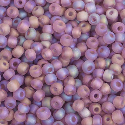 Czech Seed Bead / Pony Beads 6/0 Transparent Purple Shades
