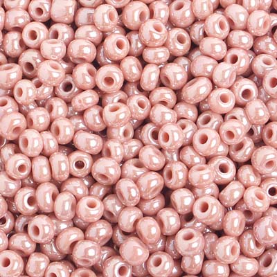 Czech Seed Bead / Pony Beads 6/0 Opaque Pink Shades
