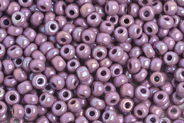 Czech Seed Bead / Pony Beads 6/0 Opaque Purple Shades