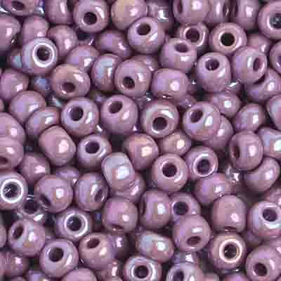 Czech Seed Bead / Pony Beads 6/0 Opaque Purple Shades