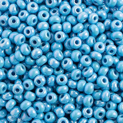 Czech Seed Bead / Pony Beads 6/0 Opaque Blue Shades