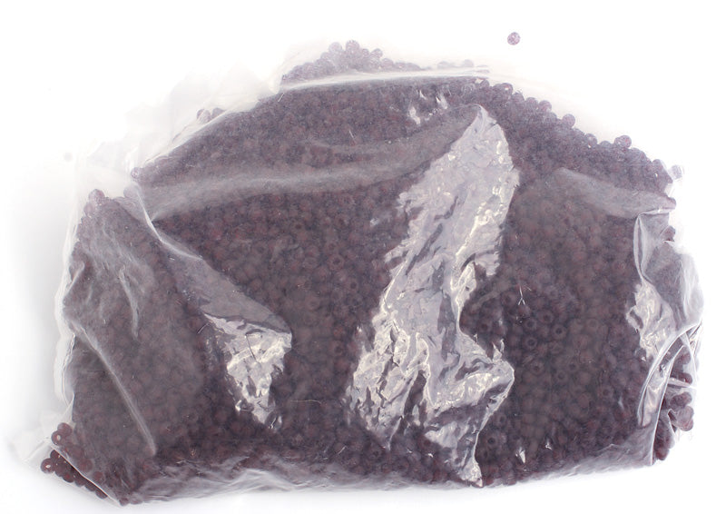 Czech Seed Bead / Pony Beads 6/0 Transparent Red Shades