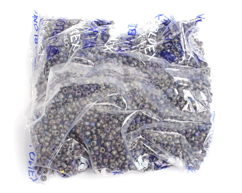 Czech Seed Bead / Pony Beads 6/0 Opaque Blue Shades
