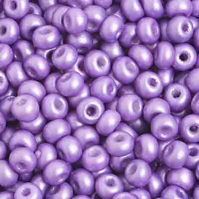 Czech Seed Bead / Pony Beads 6/0 Opaque Purple Shades